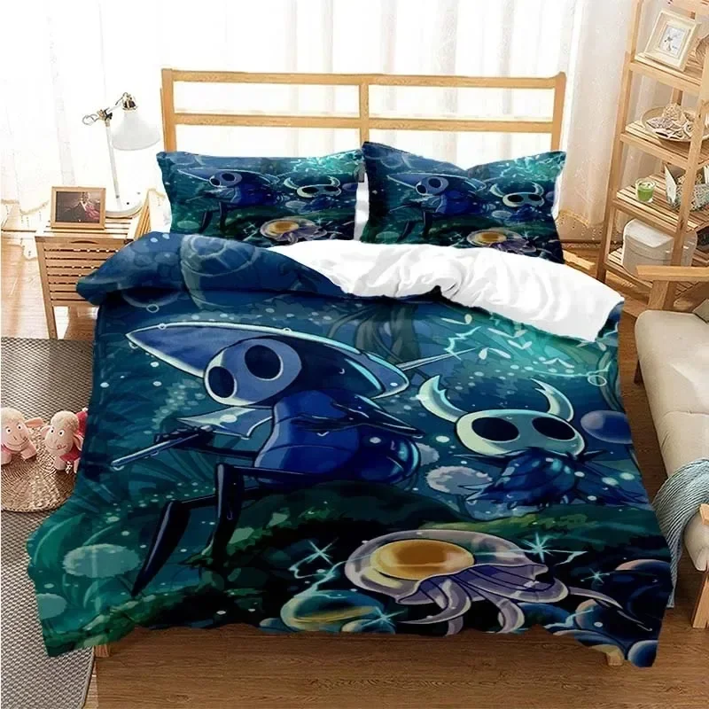 Game Hollow Knight 3D NEW Duvet Cover Pillowcase Bedding Set Adult Boy Girl Bedroom Decoration Children Single Double Large
