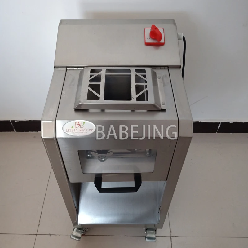 ماكينة تقطيع اللحوم الكهربائية StaiVertical، ماكينة تقطيع الخضروات ولحم البقر الأوتوماتيكية بالكامل، أجهزة منزلية من الفولاذ المقاوم للصدأ