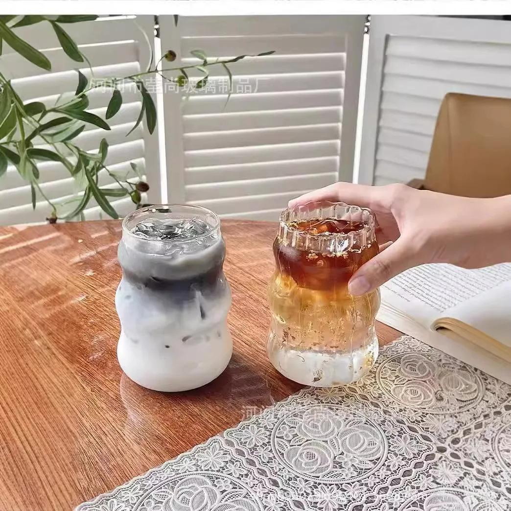 Striped Cloud Mug Ins Style Coffee Cup Iced Americano Latte Cup Popular Juice Cold Drink Water Cup For Home Daily Use