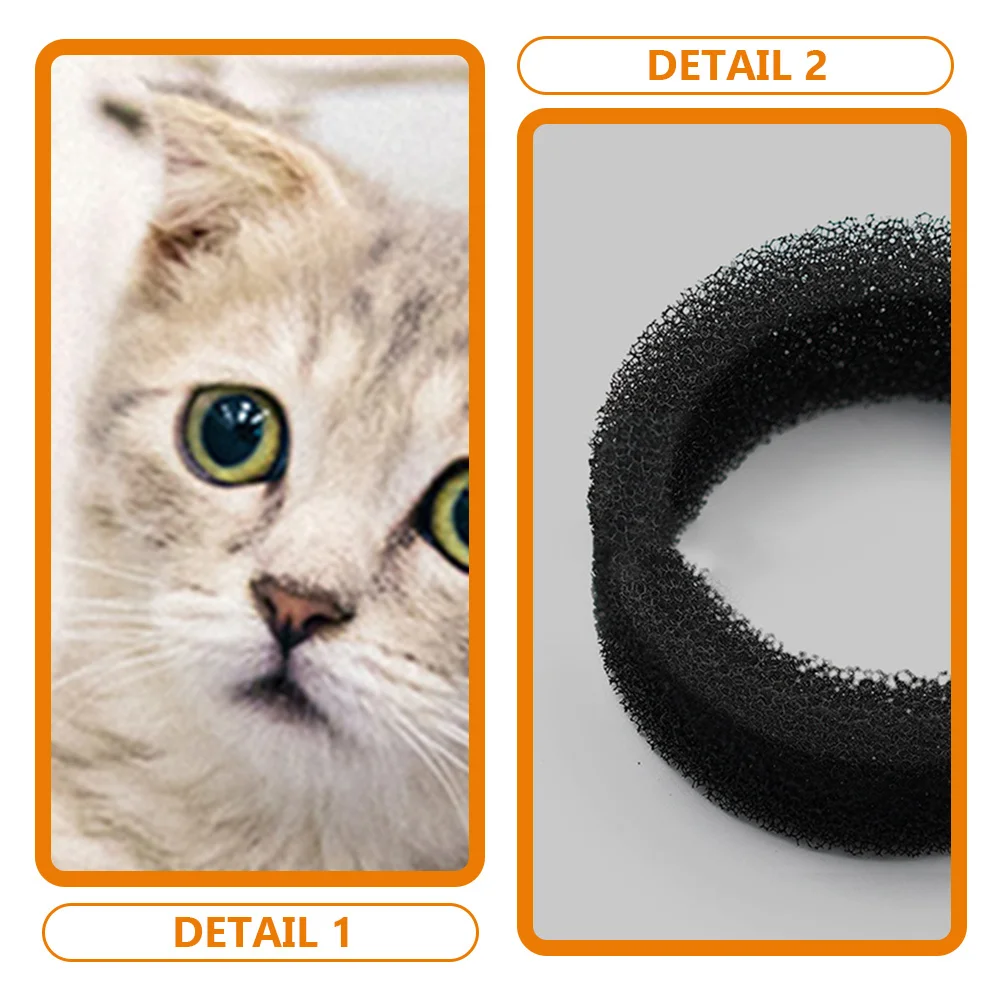 

6Pcs Cat Fountain Filter 2.0L 64Oz Primary Sponge Replacement Pet Water Fountain Filter Cleaner for Water Dispenser