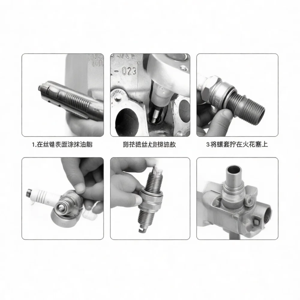 Workshop Tools Automotive - Spark Plug Thread Repair Tool Kit