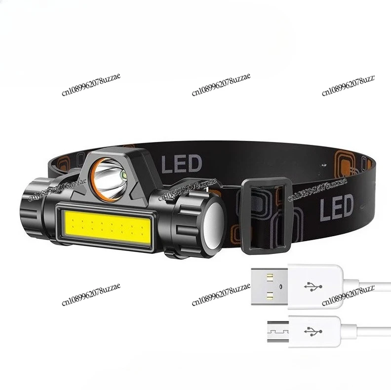 

COB Magnet Work Light LED Strong Light Headlight Outdoor Charging Head-mounted Fishing