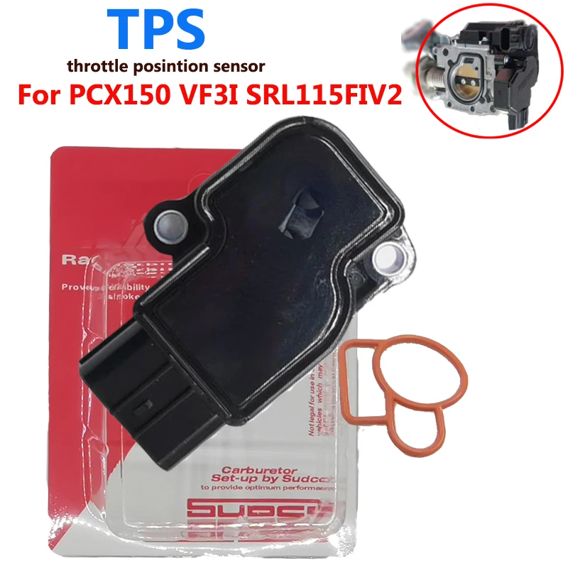 Cuerpo del acelerador Tps Pcx para PCX150 VF3I SRL115FIV2, Sensor de carburador TPS, posición del acelerador de la motocicleta PCX 150 senshrler