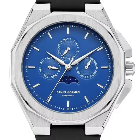Perfect Match DANIEL GORMAN Watch Luxury Quartz Clock 50M Waterproof Imported Movement Stainless Steel Watch Gift Wristwatch