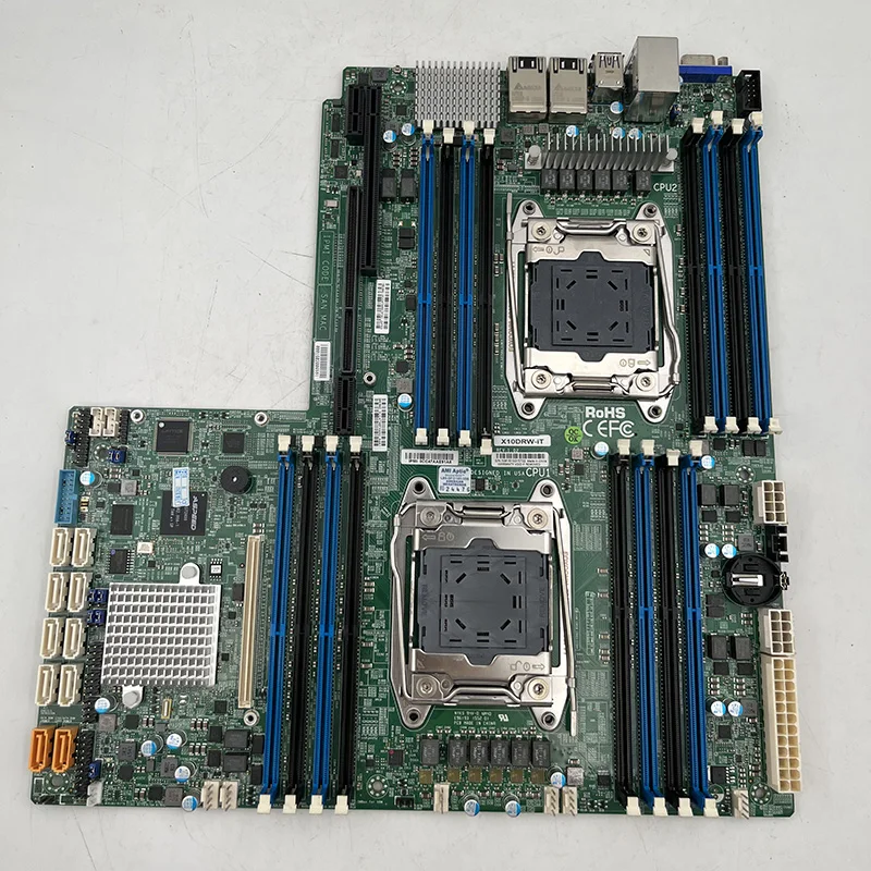 For Supermicro Server Motherboard Support E5-2600 v4/v3 Family X540 Dual Port 10GBase-T SATA3 (6Gbps) LGA2011 DDR4 X10DRW-iT