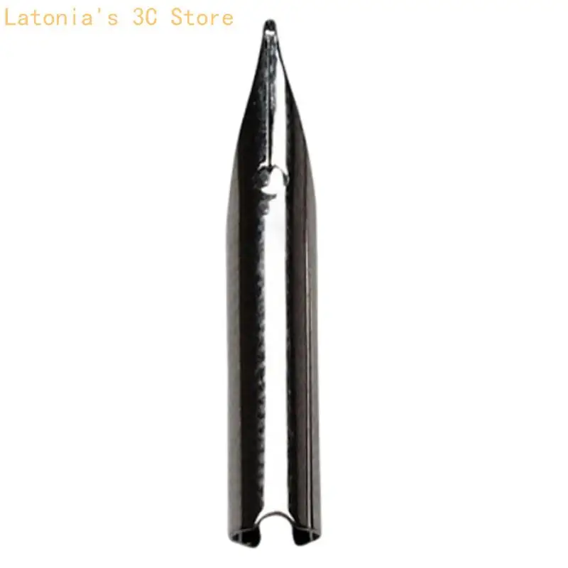 10Pcs Fountain Pen Nibs Replacement Metal Fountain Pen Point For Enthusiasts Gothic Base English Handwriting Practice X3UB