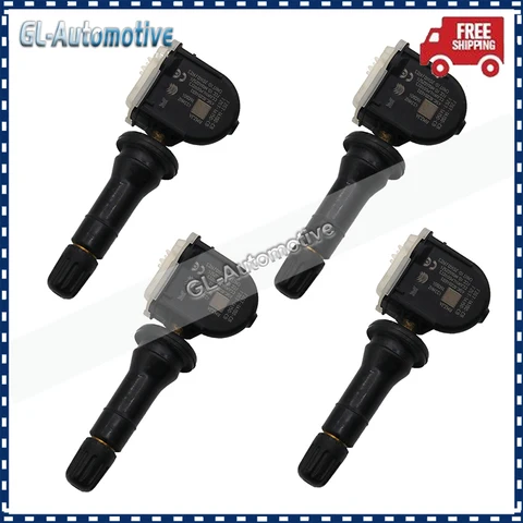 Комплект из 4 датчиков давления в шинах TPMS F2GT-1A180-CB для Ford Edge, Escape, Fiesta, Galaxy, S-Max, F-15, F2GT, 1A180 CB, 433 МГц