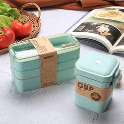 900ml Food Container for Food Bento Box Japanese Thermal Snack Lunch Box for Kids with Compartment Leakproof Lunchbox Dinnerware