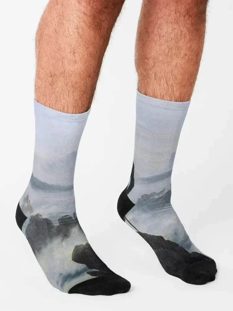 Wanderer Above the Sea of Fog - Caspar David Friedrich - 1818 Socks Running new in's gifts basketball Girl'S Socks Men's