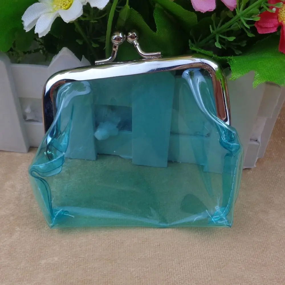 Сумка для хранения помады, прозрачный кошелек для монет, сумка для карт, желейная сумка для хранения наушников, водонепроницаемая мини-сумка для женщин и женщин