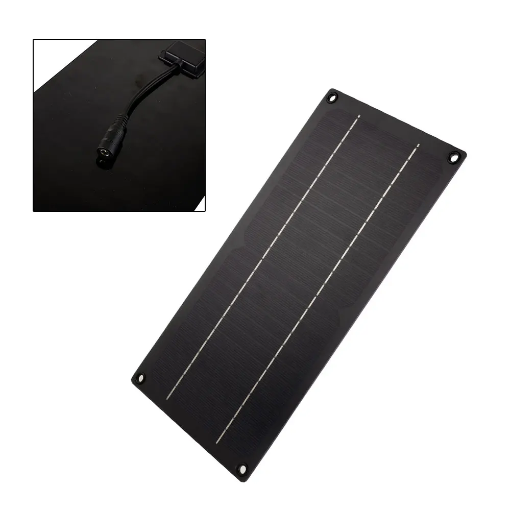 12V Monocrystalline Solar Charging Panel with 18V Operating for Voltage for Automotive and Mobile Power Applications