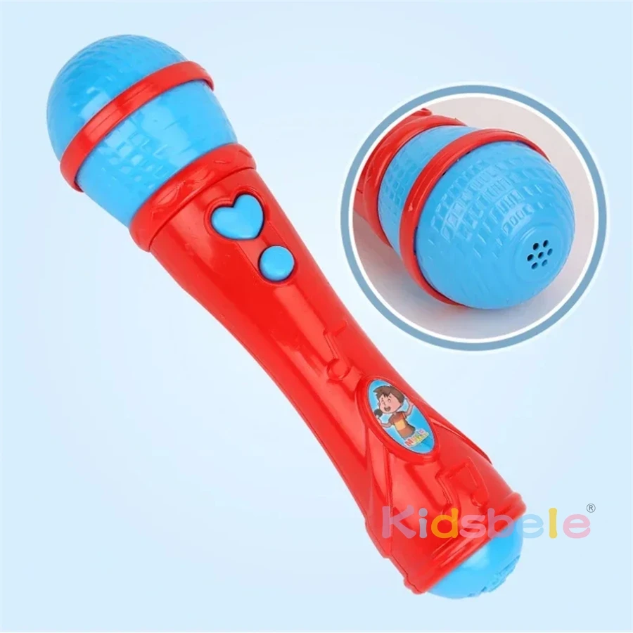 Amplificatore del suono per bambini microfono educazione precoce illuminazione canto giocattolo musicale regalo di compleanno canzone per feste per bambini