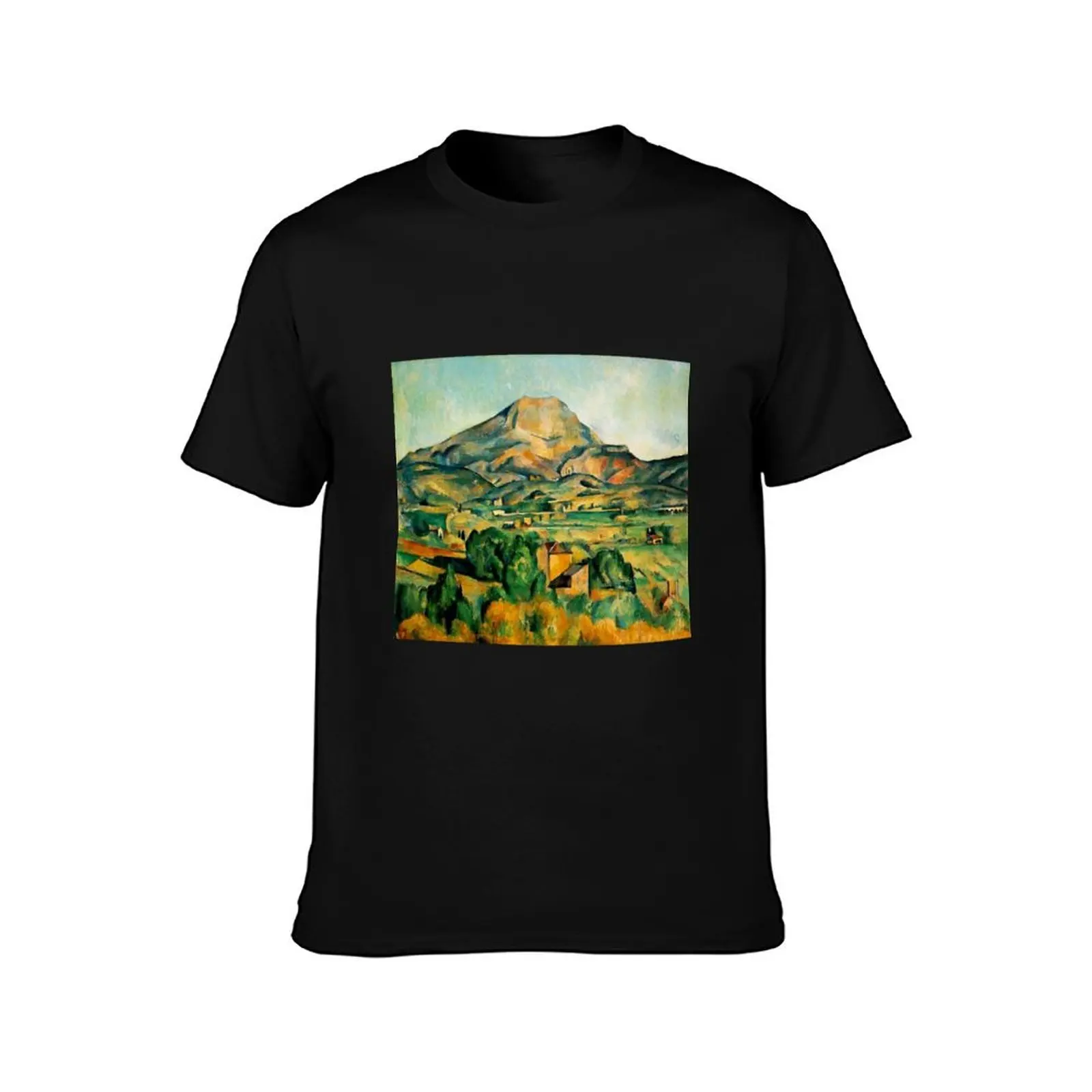 بول تي شيرت قمصان رجل-تي ل مونت سانت رجل فيكتير جرافيك قميص رجل قطن تي شيرت الرجال سيزان