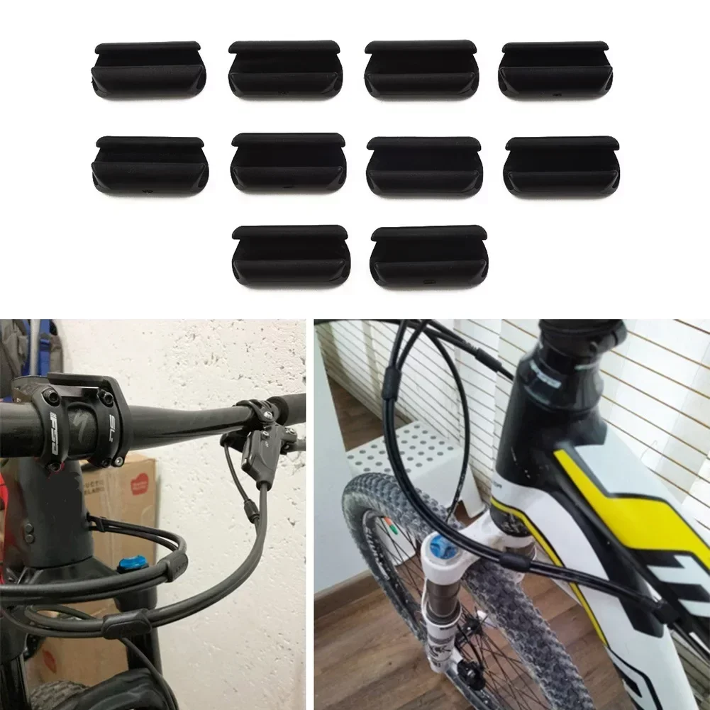 SPORTFUNSF Frame Fixture MTB Road Baulic Mechanical Disc Brake Shift Cable Guide Hose Frame Fixture MTB Road Bicycle Accessories