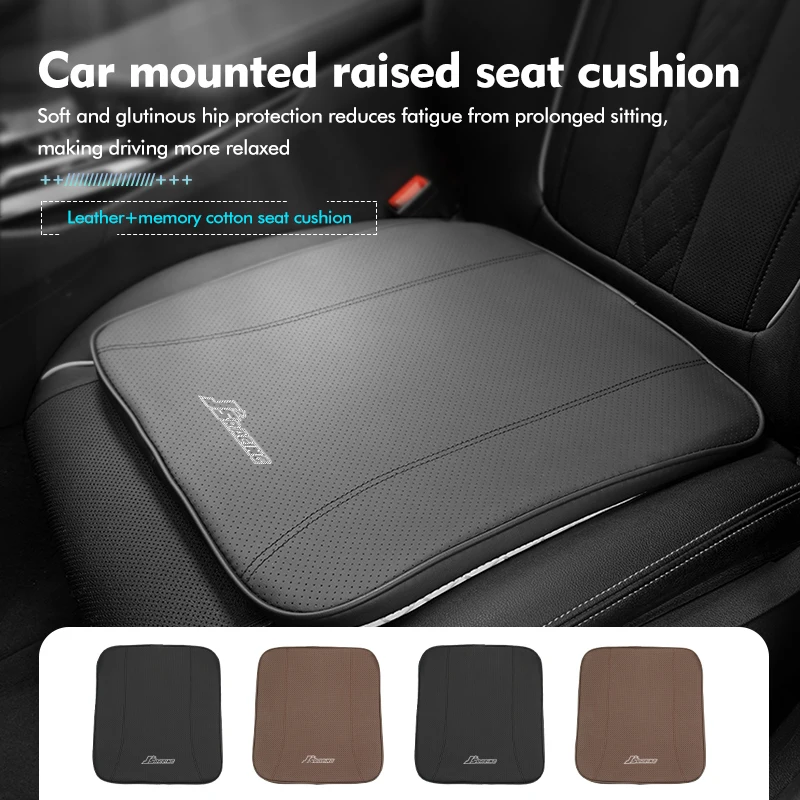 Coussin surélevé pour siège conducteur, tapis de hauteur en cuir épais pour Honda Jsracing Civic Accord Jazz CRV BRV HRV Insight Pilot