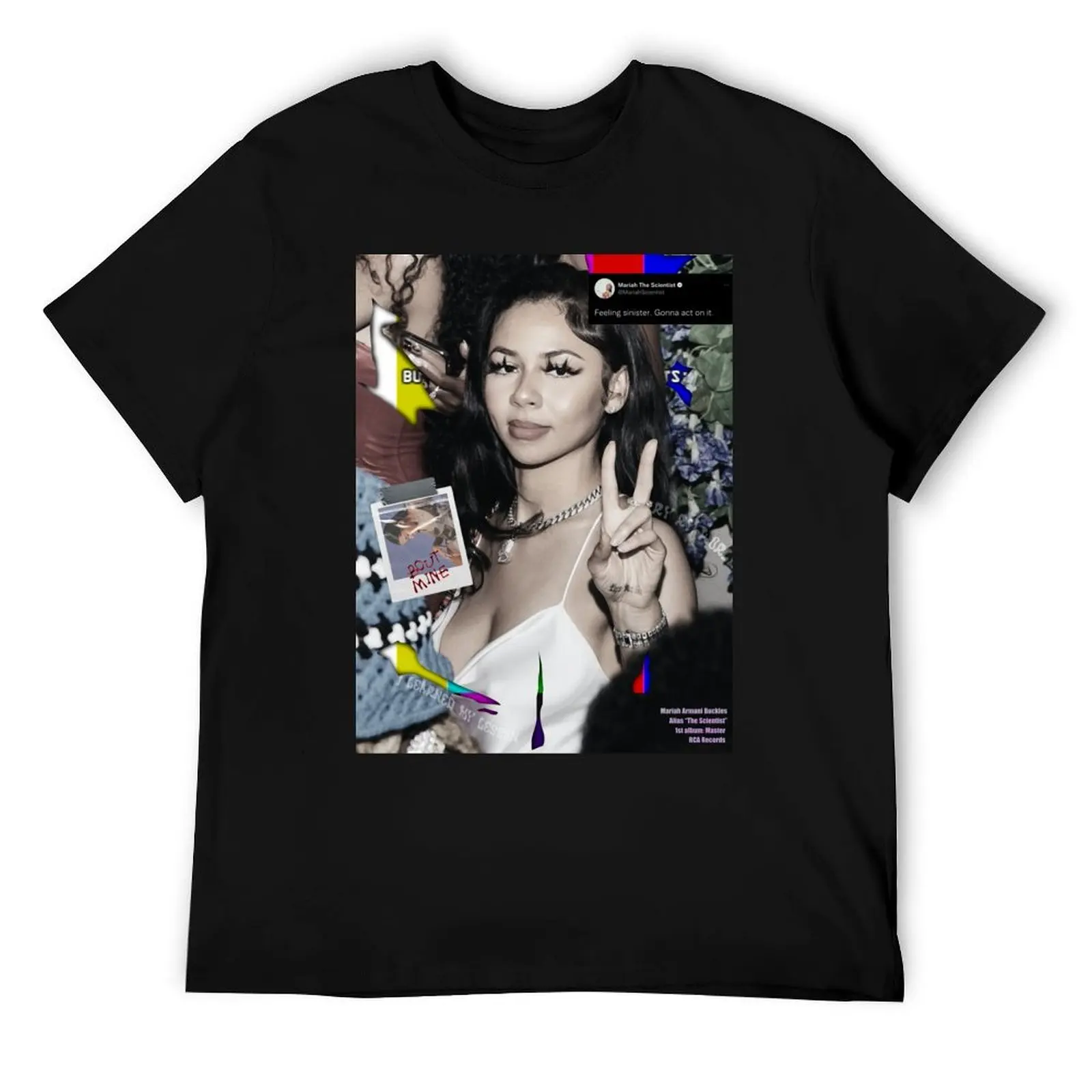 

Mariah the Scientist Collage T-Shirt man tshirt t shirts designer man t shirt designer T-Shirt