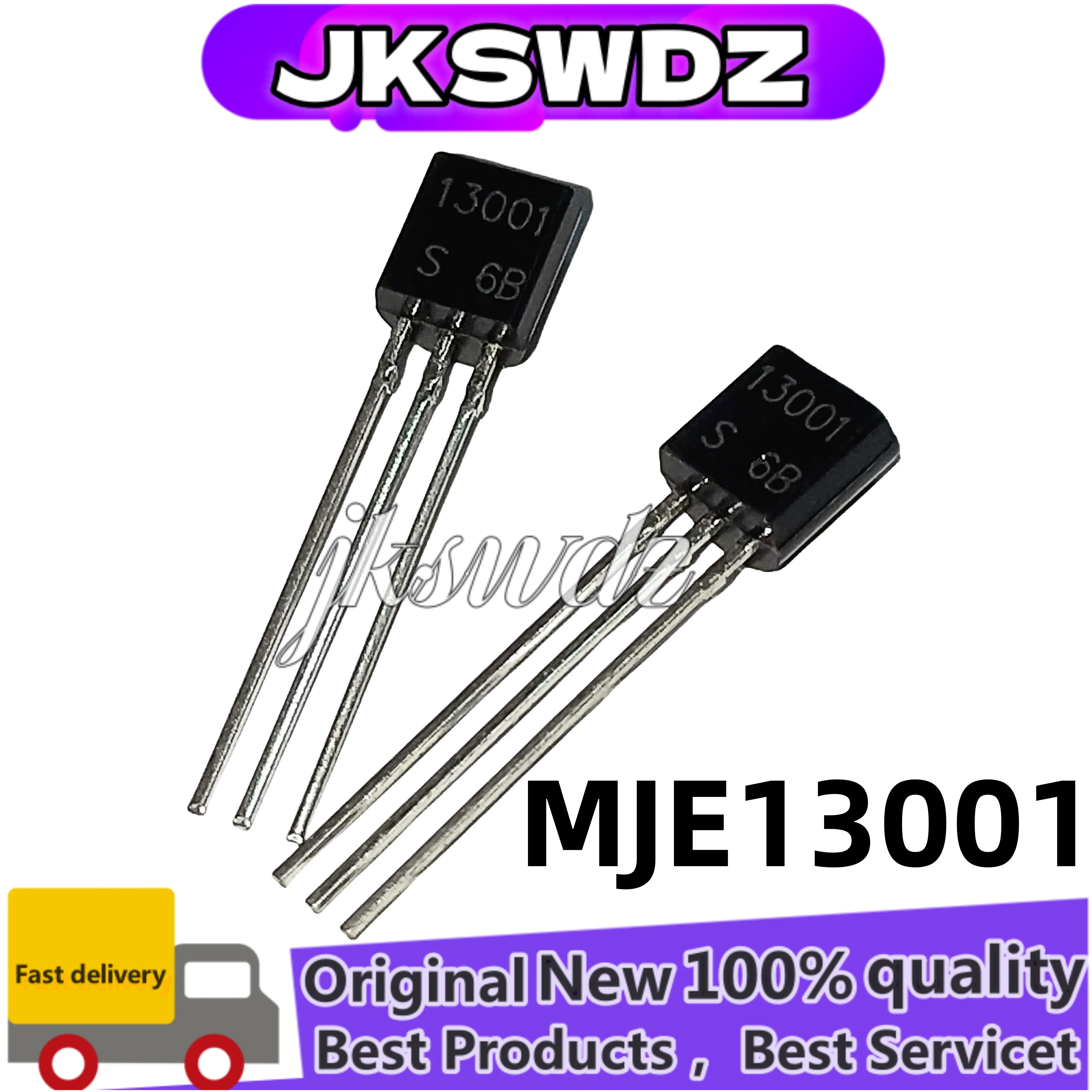 50pcs/lot New MJE13001 25PCS+ MJE13003 25PCS 13003 E13003 13001 E13001 TO-92JSWDZ