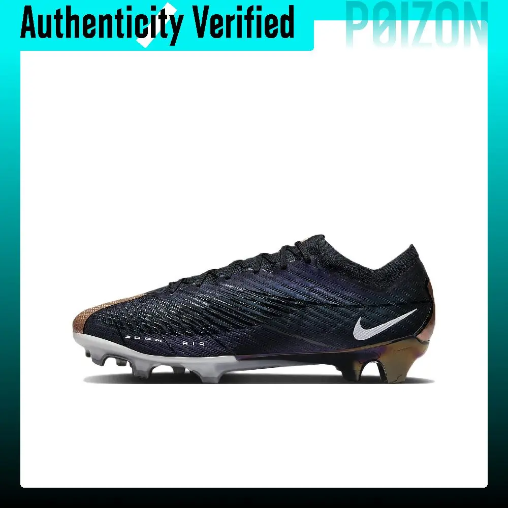 Nike FG Firm Ground Natural Grass Cushioning Slip Resistant Abrasion Resistant Soccer Shoes Men's Black DQ7788-001