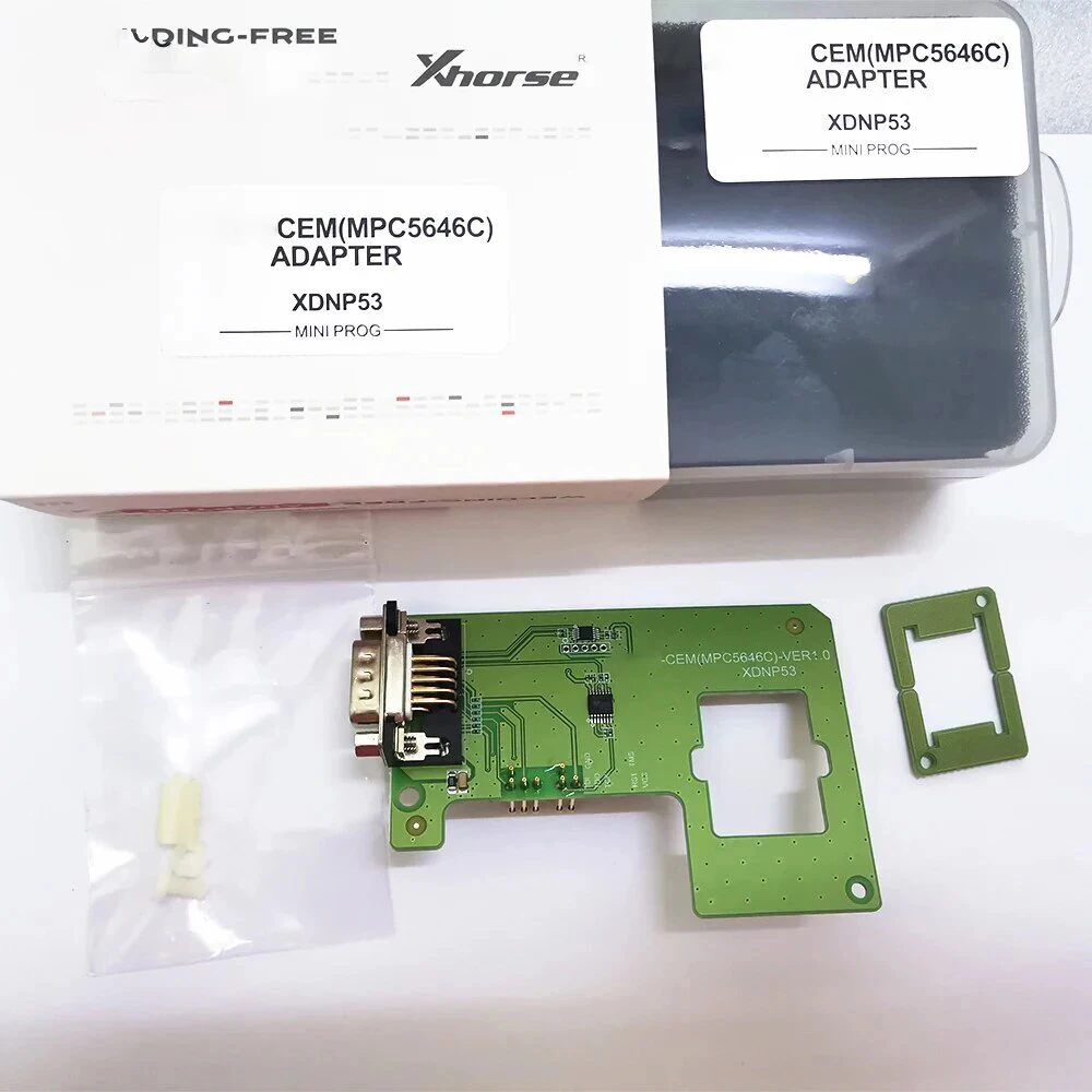 Xhorse Vvdi Xdnp53 Xdnp53gl Soldeervrije Adapter Voor Volvo Cem Mpc5646c Werk Met Mini Prog Sleutel Tool Plus