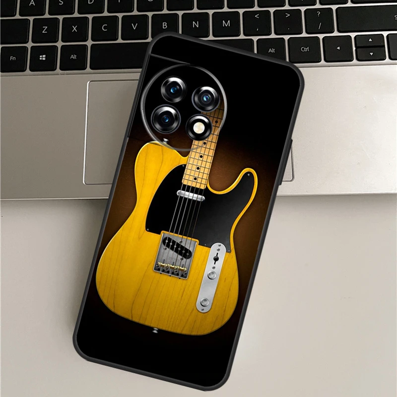 Guitar Music Case For Oneplus 11 10 9 Pro 10T 9RT Ace Pro For Oneplus Nord 2 2T N20 N10 CE 2 Lite Cover