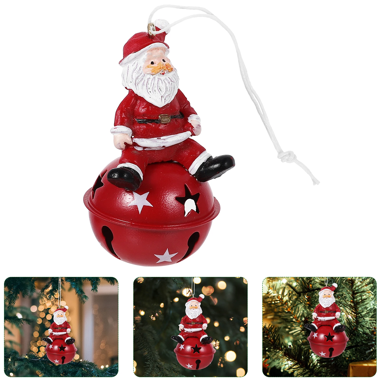 

Christmas Hanging Ornaments Resin Iron Decorative Pendants Festive Holiday Party Decoration Tree Diy Ornament Party Favor Xmas