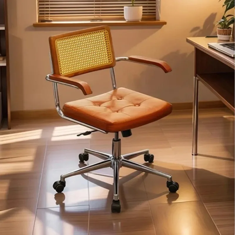 

Spinning Gaming Office Chair Armrests Desk Comfy Vanity Office Chair Rolling Living Room Sillas De Escritorio Home Furniture