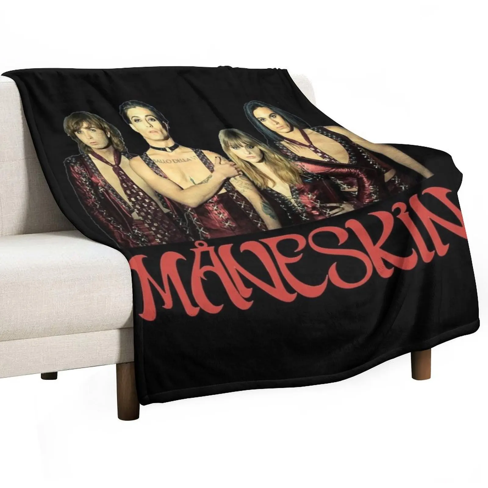 Maneskin 33 Throw Blanket christmas decoration Flannel Multi-Purpose Bed Sofas Decorative Sofas Blankets