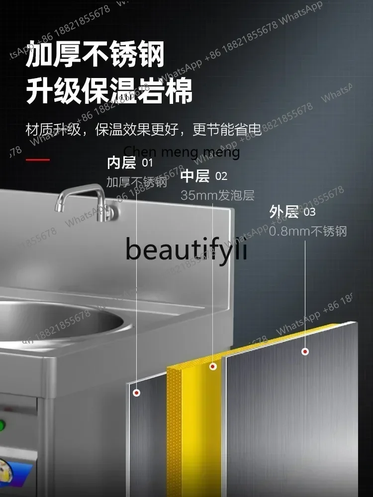 

Новое поступление, плита для приготовления лапши с двойной головкой, плита для приготовления лапши, двойная бочка, ожоговой суп, порошок, многофункциональный малатанг