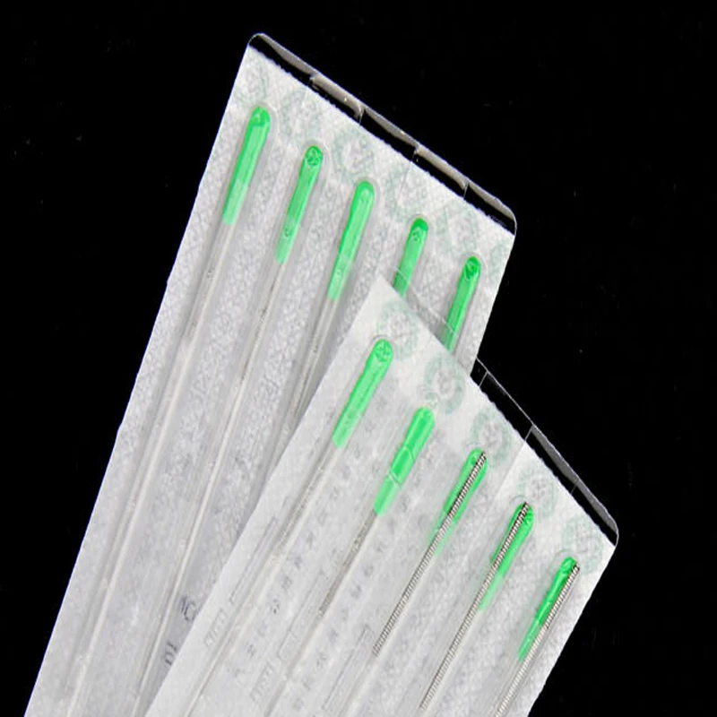 500pcs Disposable Acupuncture Needle Sterile Acupuncture Needles with Individual Tube Therapy Face Multi Siz