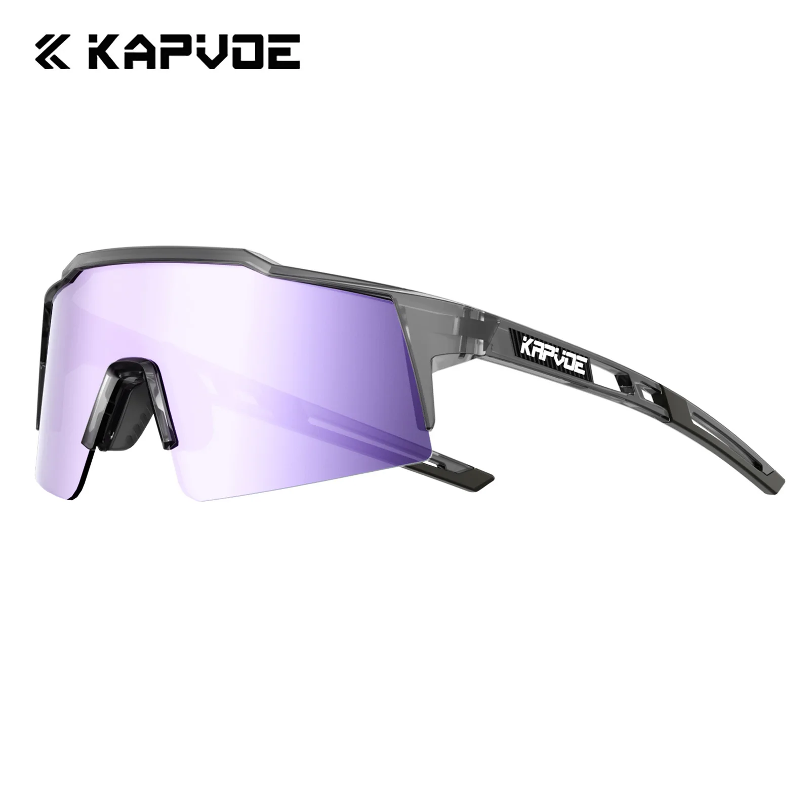 Kapvoe Fahrrad-Sonnenbrille für Herren, UV400-Brille, Damen, MTB-Sonnenbrille, Okulare, Outdoor-Sportbrille, Fahrradbrille