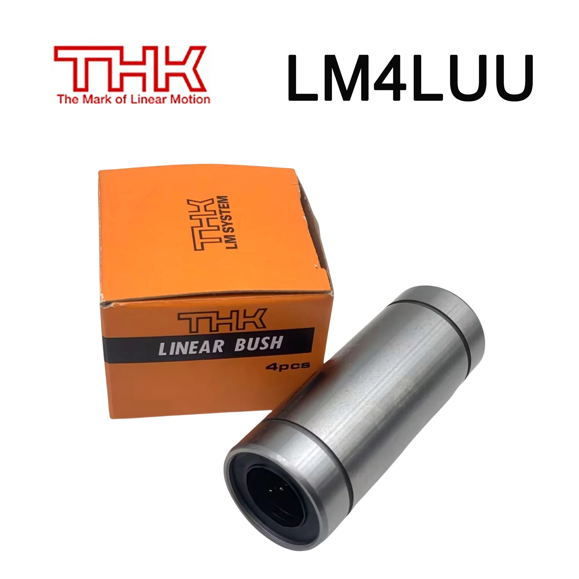

Original THK LM4LUU LM4 LM 4LUU Linear Bushing Bearings Shaft for CNC 3D Printer LM Guides