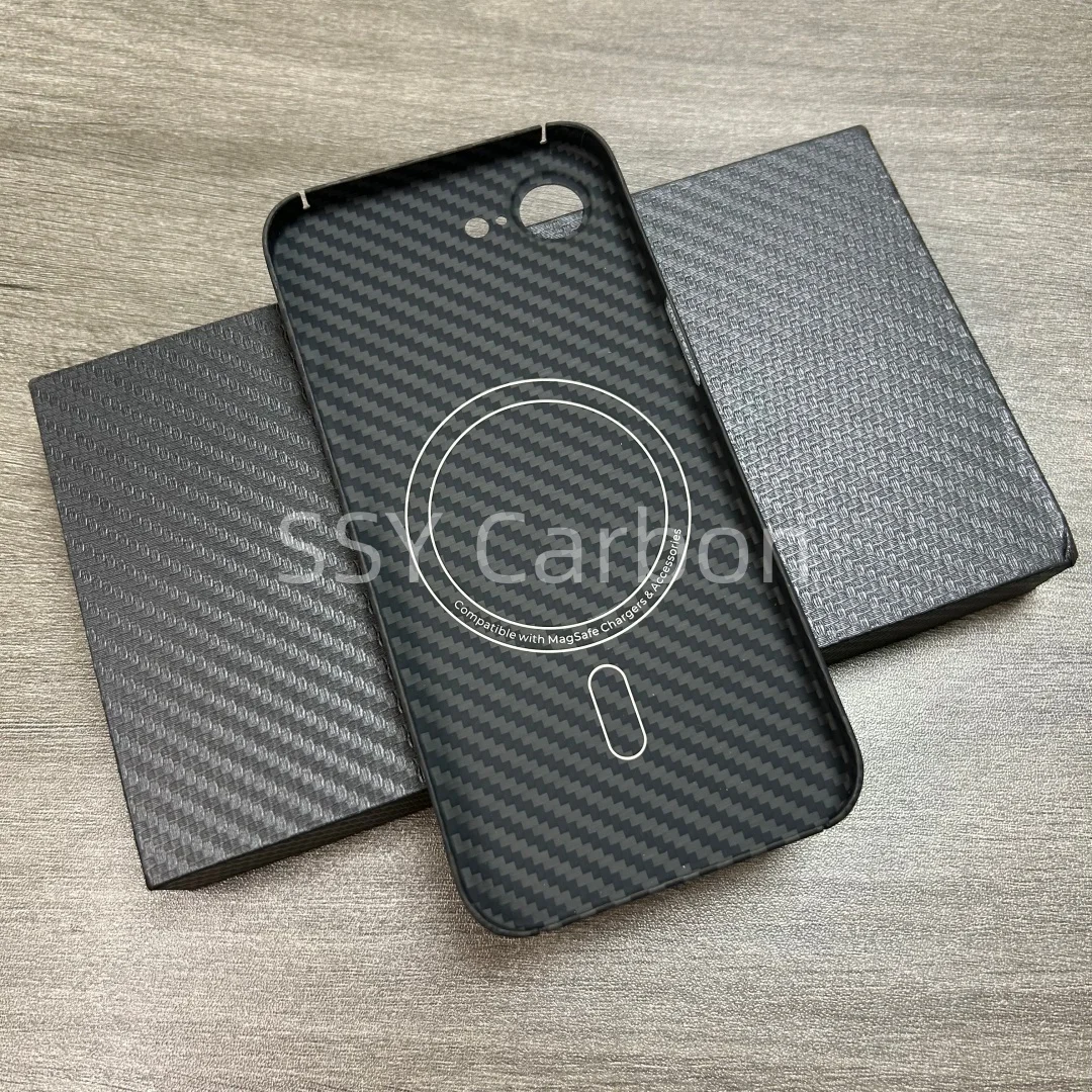 

For Apple iPhone 16E/17E Kevlar case luxury carbon fiber ultra-light ultra-thin protective case