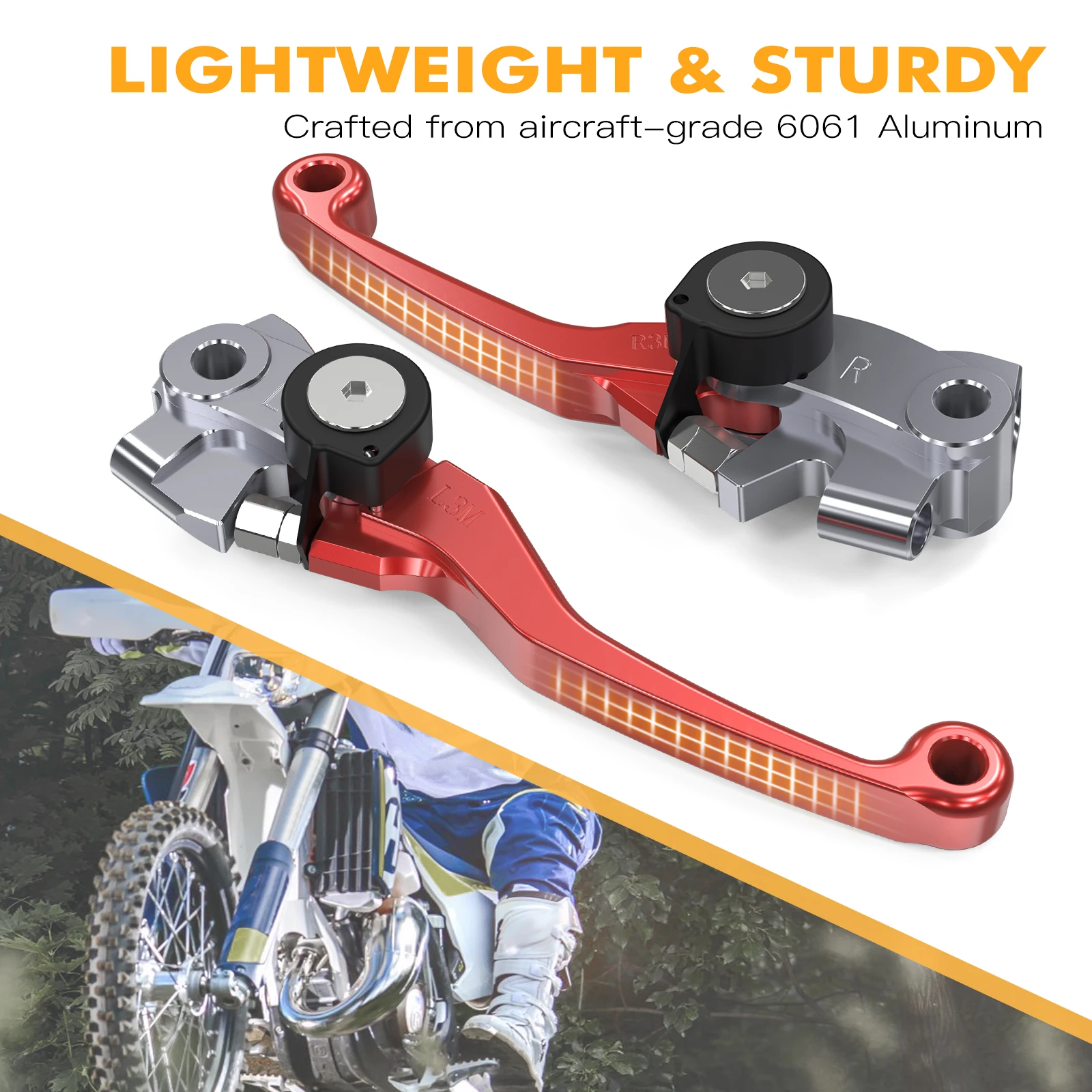 NICECNC BrakTec Clutch Lever Brake Lever Kit For 2021-2024 GasGas EC300 EC 300 250 500F 450F 350F 250F 2024 ES 350 500 EW500F