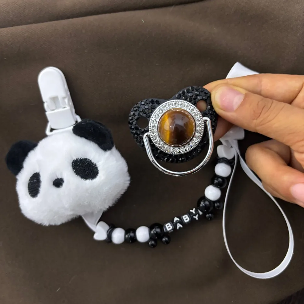 Cute Cartoon Print Newborn Pacifier Custom Pacifier Clip Lovely Style Wholesale Drop Shipping Mommy And Baby Lovely Baby Toy