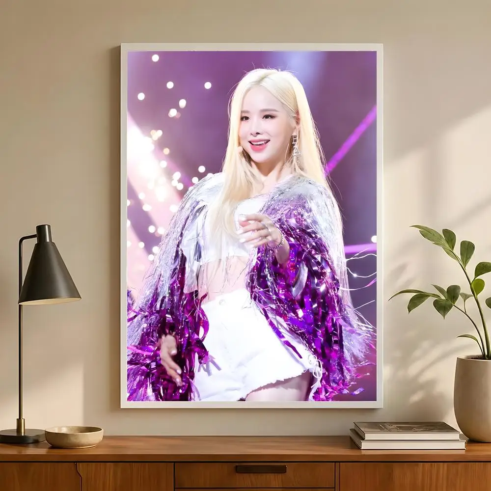 Singer Kpop Balladist Huh Sol Ji Poster Large Wall Mural Art Print for Living Room Home Decor and Present Ideas