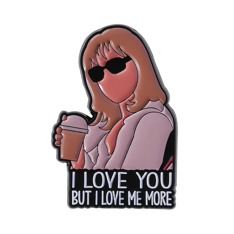 Character Modeling in Movies TV Dramas Cartoon Peripherals Metal Badges Creative Clothing Accessories Brooches Accessories Pines