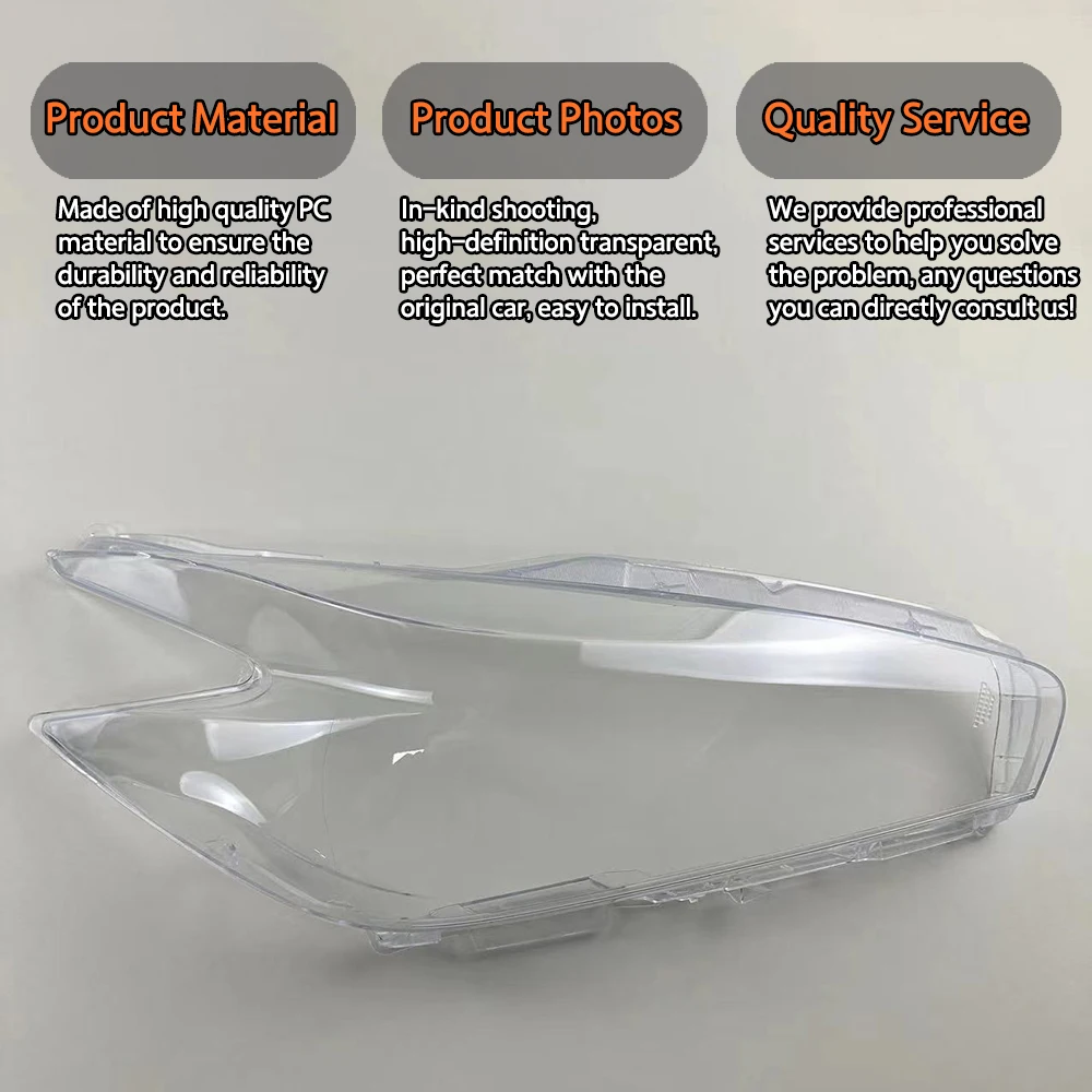 For Nissan Murano 2015 2016 2017 2019 2021 Car Front Headlight Lens Covers Transparent Headlamp Plastic Cover Car Accessori