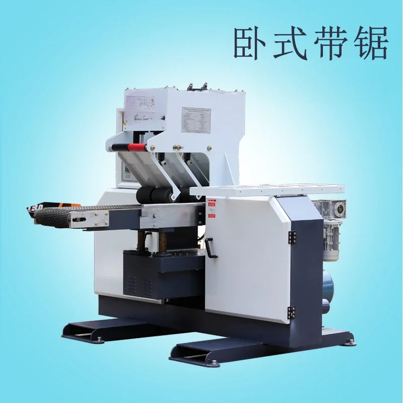 Woodworking machinery MJ350B horizontal band saw machine sawing thin material under numerical control