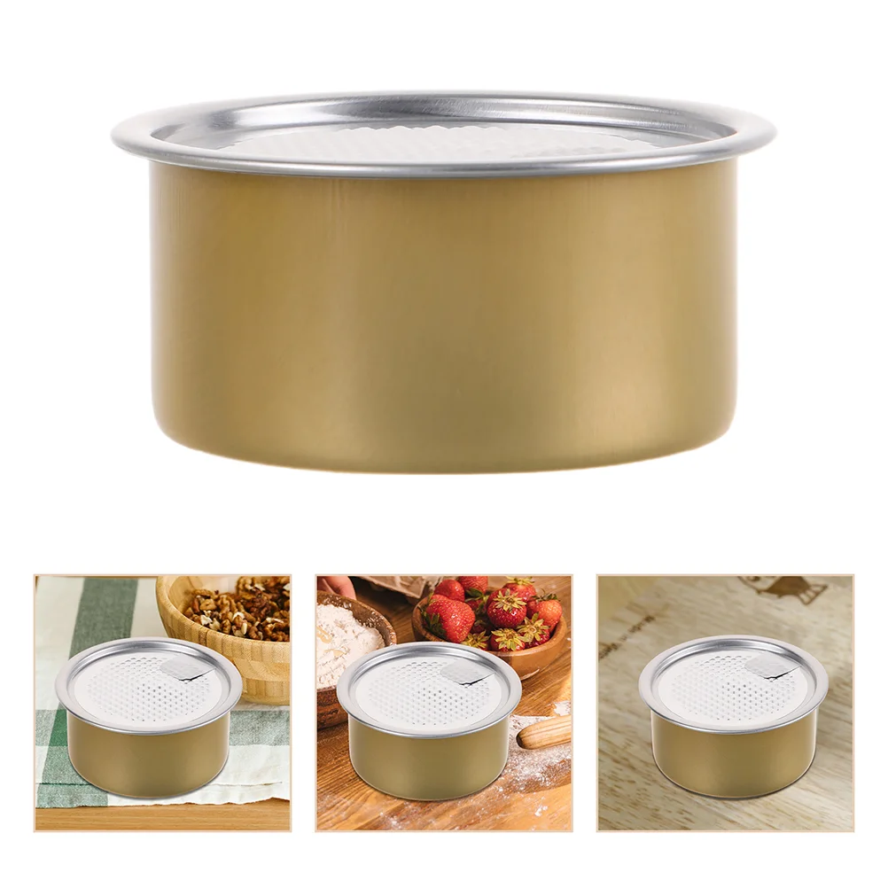 6 Pcs Can Box Pet Food Container Sealed Containers for Air Tight Metal Tins Cat Storage Treat Jar Cake Dog Snack