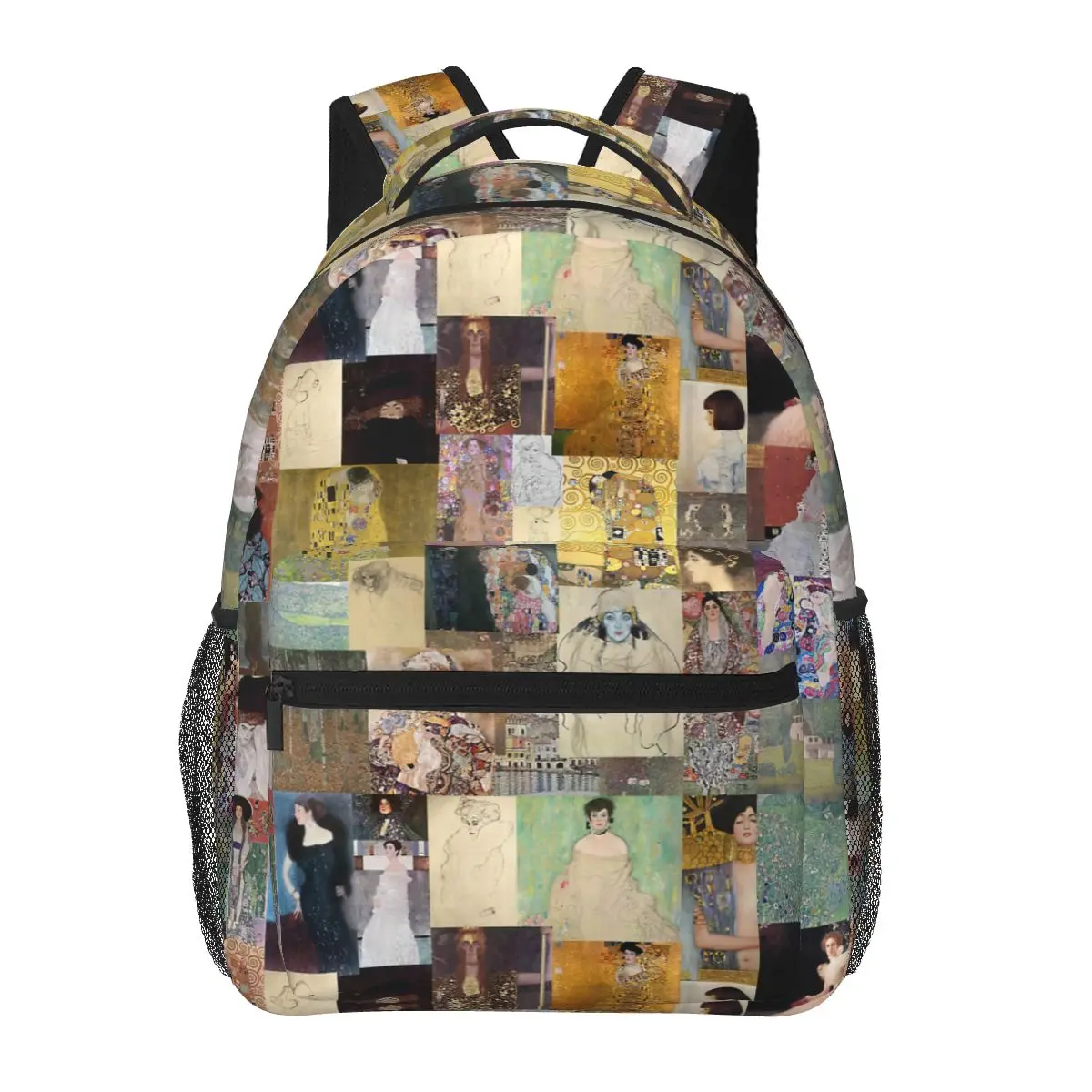 

Klimt Collage Backpack for Girls Boys Travel RucksackBackpacks for Teenage school bag