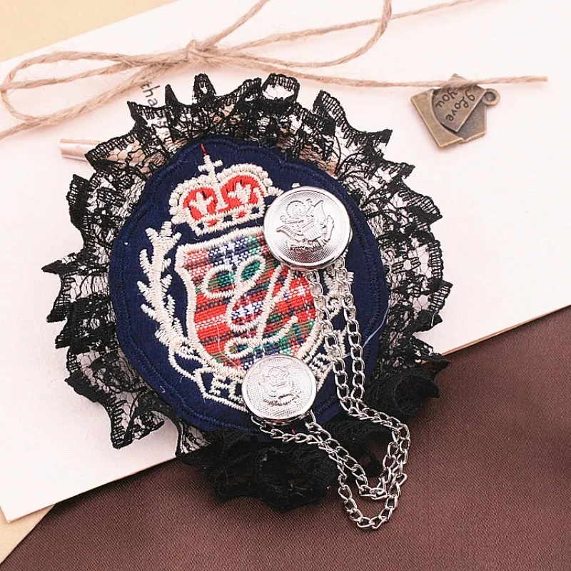 Top Fashion Pin Broche Brooches Korean Version Of The Original Badge Brooch Jewelry Boat Naval Wind British Academy Medal