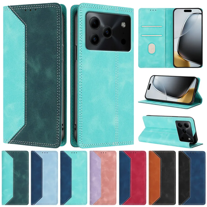 For Doogee Note 56 58 59 Case Magnetic Flip Case for Coque Doogee Note 56 Note58 Pro 59 Pro+ Phone Cover Fashion Leather Fundas