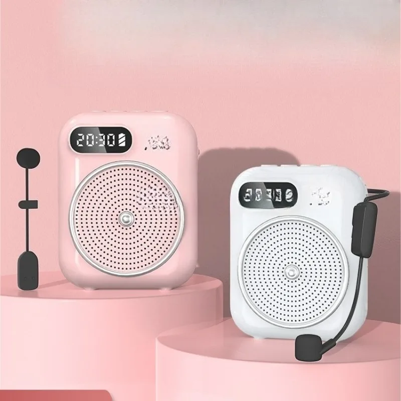 

Little bee loudspeaker teacher collar clip type wireless headset teacher class microphone large volume