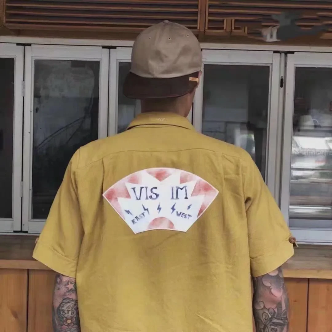 قميص VISVIM WMV ELLAS S/S E.W. قميص هاواي بأكمام قصيرة 003