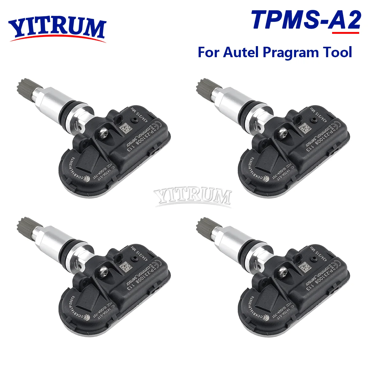 

YITRUM TPMS Universal Sensor 315MHz 433MHz 2IN1 For Autel Automotive Mechanical Workshop Tools Programmable Common Sensor