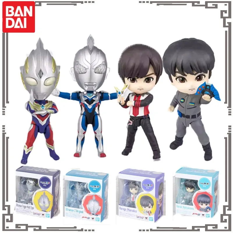 

Bandai Genuine Figuarts Mini Ultraman Anime Figure Trigger Zeta Action Figure Toys for Boys Girls Gift Collectible Model