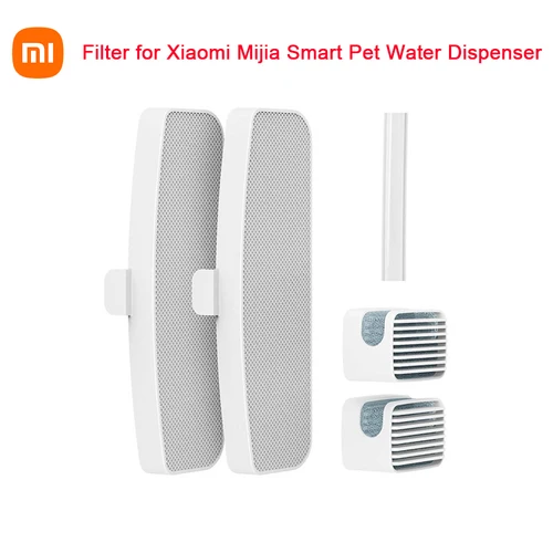 Xiaomi-dispensador de agua inteligente para mascotas, juego de filtros de esterilización, silencioso y automático, 1/2/3 unidades
