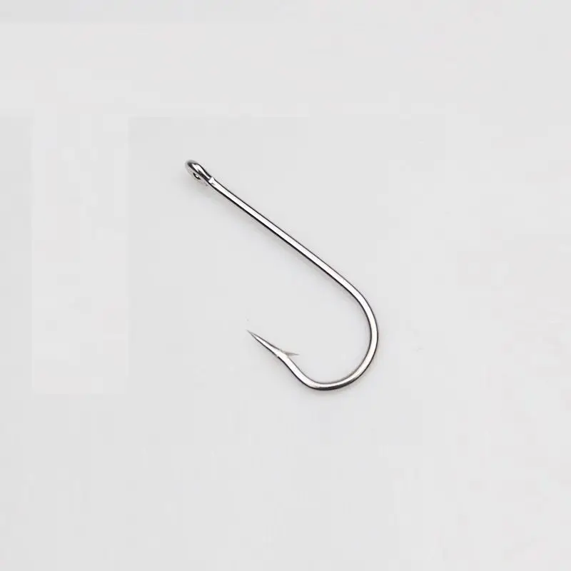 Imagem -03 - Ftk-high Carbon Steel Farpado Fishing Hook Pesca Marítima Punho Longo Eye para Catfish Pesca Porgy Preta