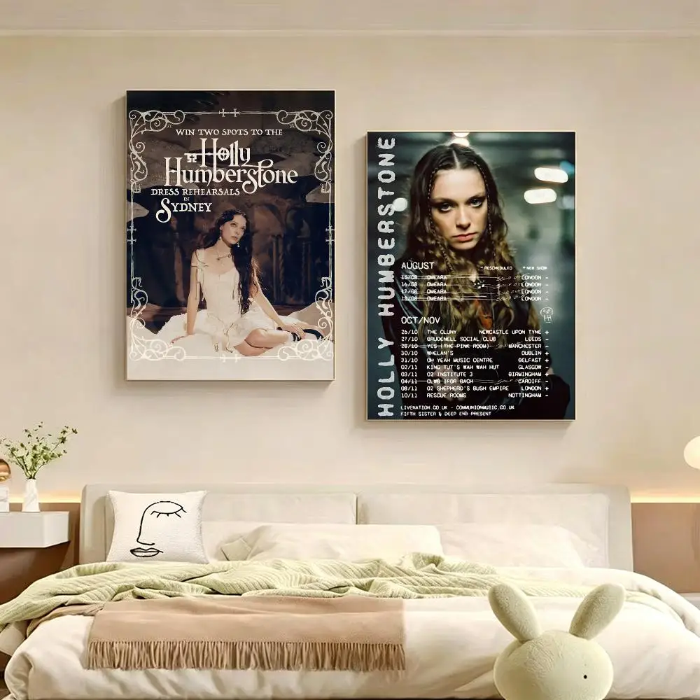 Artist Holly Humberstone Poster Poster Multiple Sizes  frameless Creamy Style Wall Art Home Decor For Living Room Bedroom gift