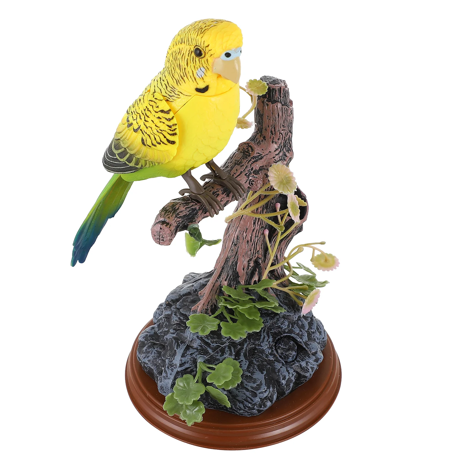 Simulation Parrot Kids Talking Imitation Decorative Electric Toy Adorable Model Bird